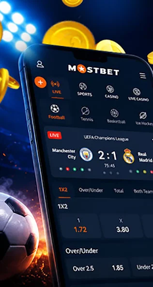 Mostbet скриншот